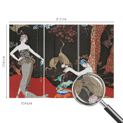 Peel and stick fototapet med en elegant scen
