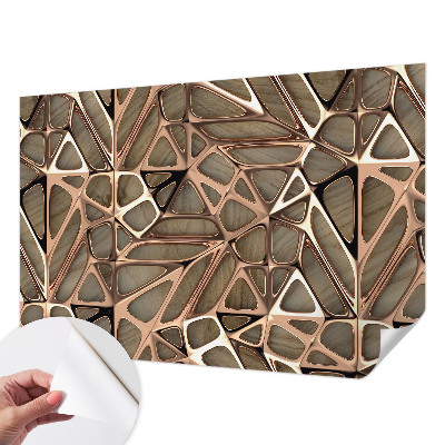 Fototapet barn med ett geometriskt mönster