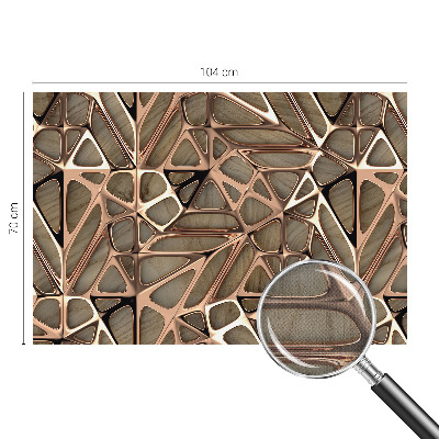 Fototapet barn med ett geometriskt mönster