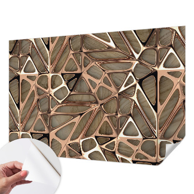 Fototapet barn med ett geometriskt mönster