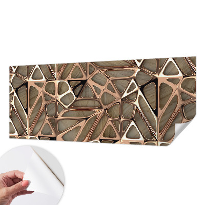 Fototapet barn med ett geometriskt mönster