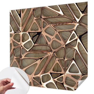 Fototapet barn med ett geometriskt mönster