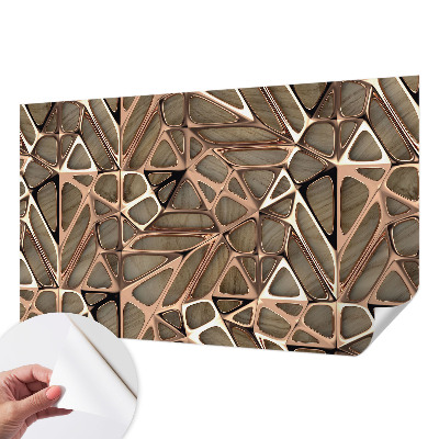 Fototapet barn med ett geometriskt mönster
