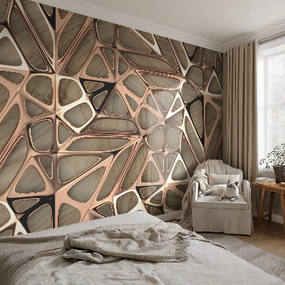 Fototapet barn med ett geometriskt mönster