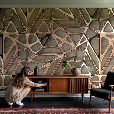 Fototapet barn med ett geometriskt mönster