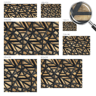 Fototapet barnrum Geometrisk anslutning