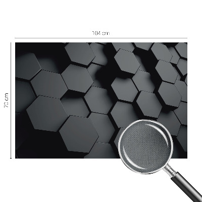 Fototapet för barn 3D-hexagoner