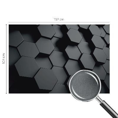 Fototapet för barn 3D-hexagoner