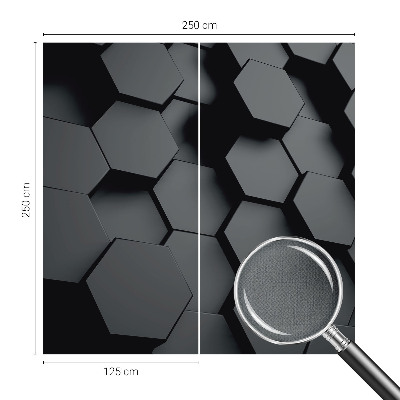 Fototapet för barn 3D-hexagoner