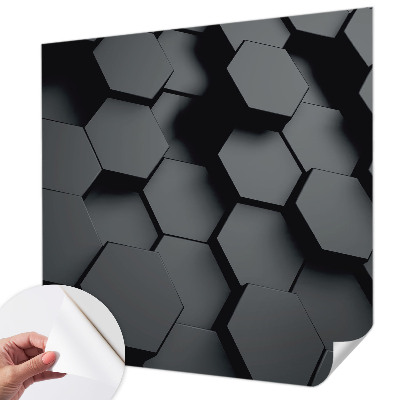 Fototapet för barn 3D-hexagoner