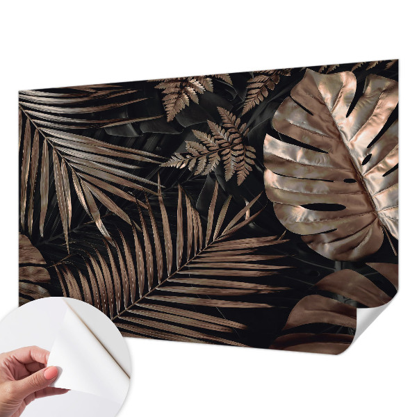 Självhäftande fotovägg Exotiska blad