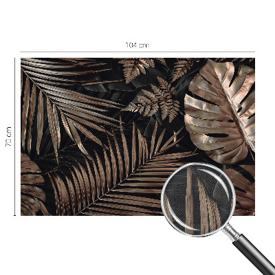 Självhäftande fotovägg Exotiska blad