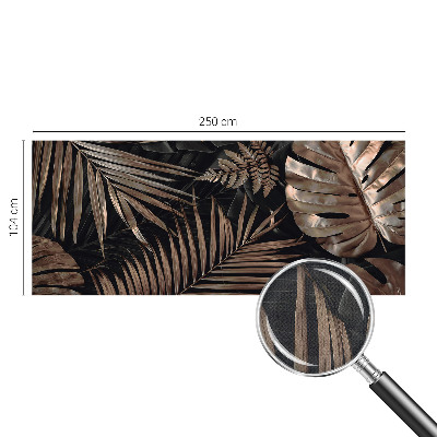 Självhäftande fotovägg med motiv av exotiska blad
