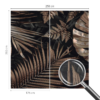 Självhäftande fotovägg Exotiska blad