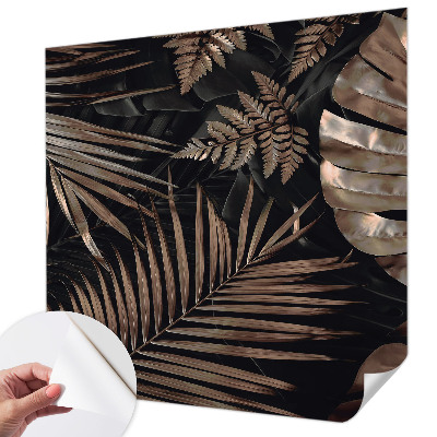 Självhäftande fotovägg Exotiska blad