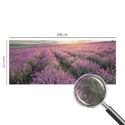 Peel and stick fototapet med motiv av lavendelfält