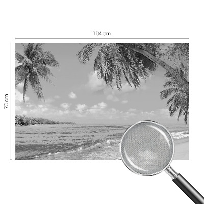 Fototapet barnrum med motiv av ett tropiskt paradis