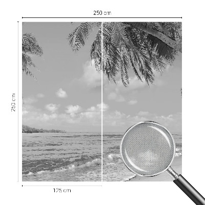 Fototapet barnrum med motiv av ett tropiskt paradis