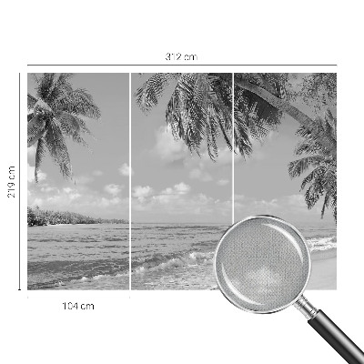 Fototapet barnrum med motiv av ett tropiskt paradis