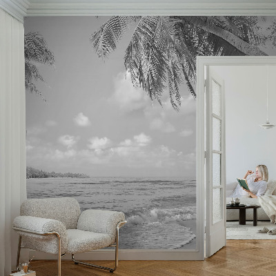 Fototapet barnrum med motiv av ett tropiskt paradis