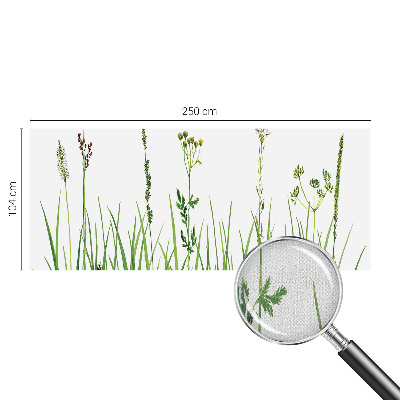 Fototapet för barn med ett subtilt floramönster