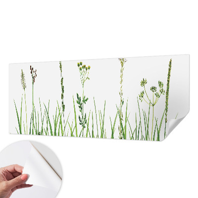 Fototapet för barn med ett subtilt floramönster