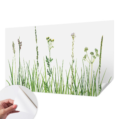 Fototapet för barn med ett subtilt floramönster