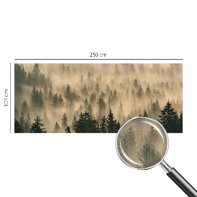 3D fototapet Skogsdimma