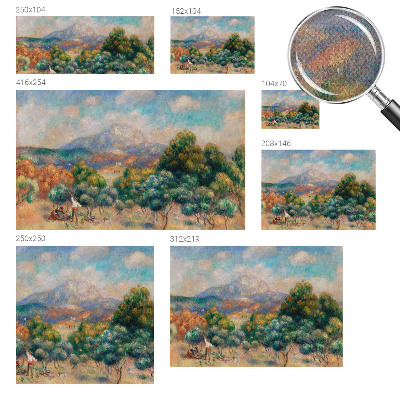 Fototapet barn Bergslandskap