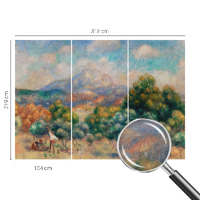 Fototapet barn Bergslandskap