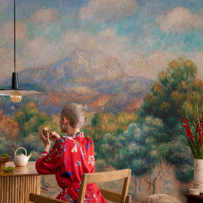 Fototapet barn Bergslandskap