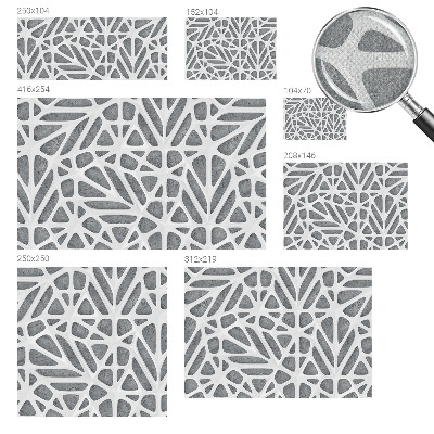 Fototapet barnrum Geometriskt nätverk