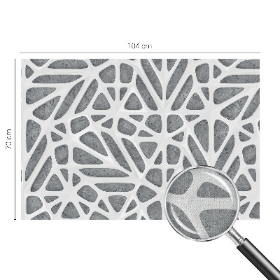 Fototapet barnrum med ett geometriskt nätverksmönster