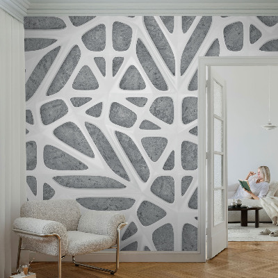 Fototapet barnrum Geometriskt nätverk