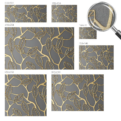 Fototapet barnrum Eleganta blad