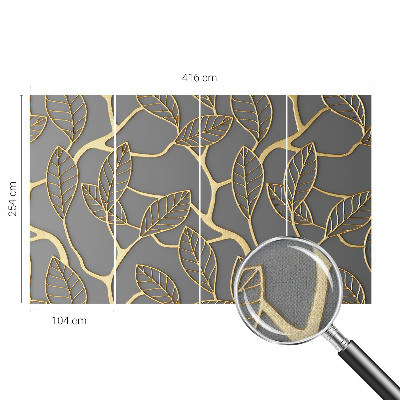 Fototapet barnrum Eleganta blad