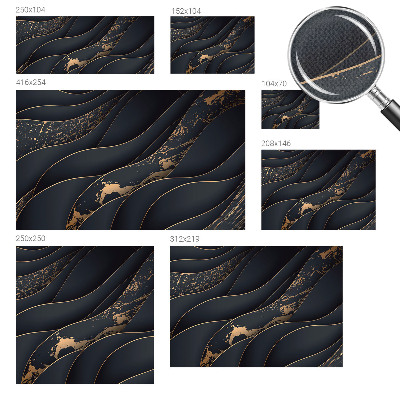 Självhäftande fotovägg Eleganta vågor