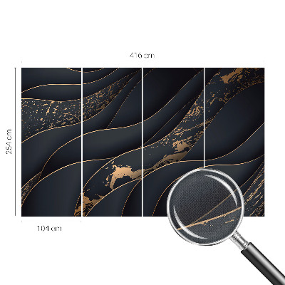 Självhäftande fotovägg Eleganta vågor