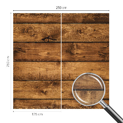 3D fototapet Träplankor