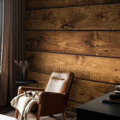 3D fototapet Träplankor