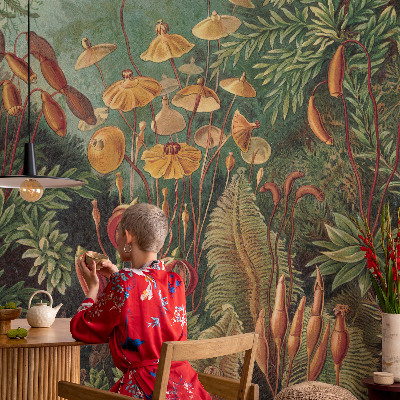 Fototapet för barn Exotisk trädgård