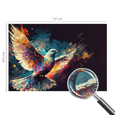 Självhäftande fototapet Färgglad fågel