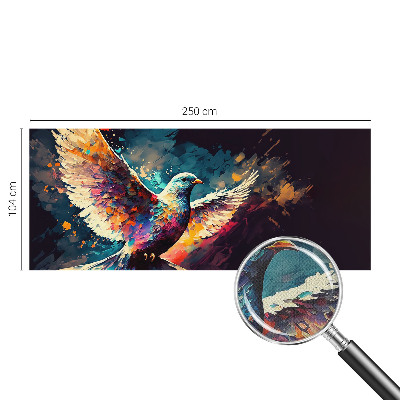 Självhäftande fototapet Färgglad fågel