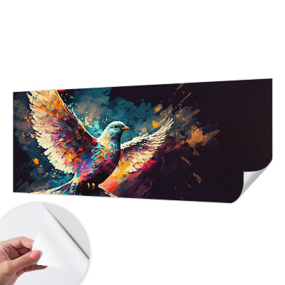 Självhäftande fototapet Färgglad fågel