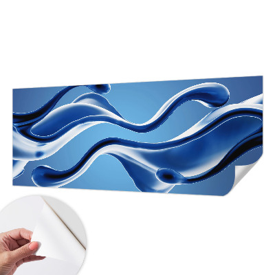 Peel and stick fototapet med ett abstrakt motiv som förmedlar lätthet