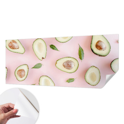 Fototapet barnrum Avokadokomposition