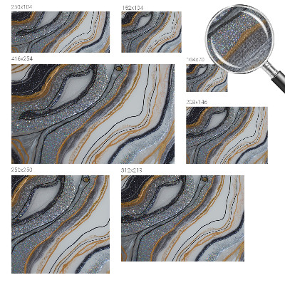 Självhäftande fotovägg Stenvågor