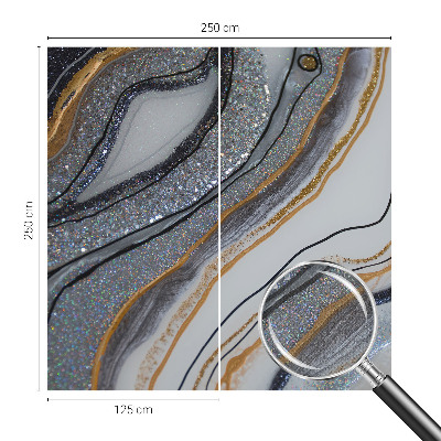 Självhäftande fotovägg Stenvågor