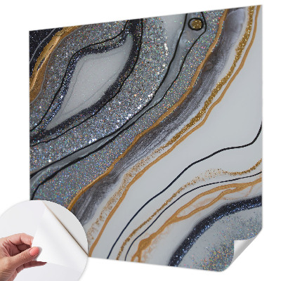 Självhäftande fotovägg Stenvågor