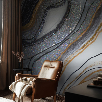 Självhäftande fotovägg Stenvågor